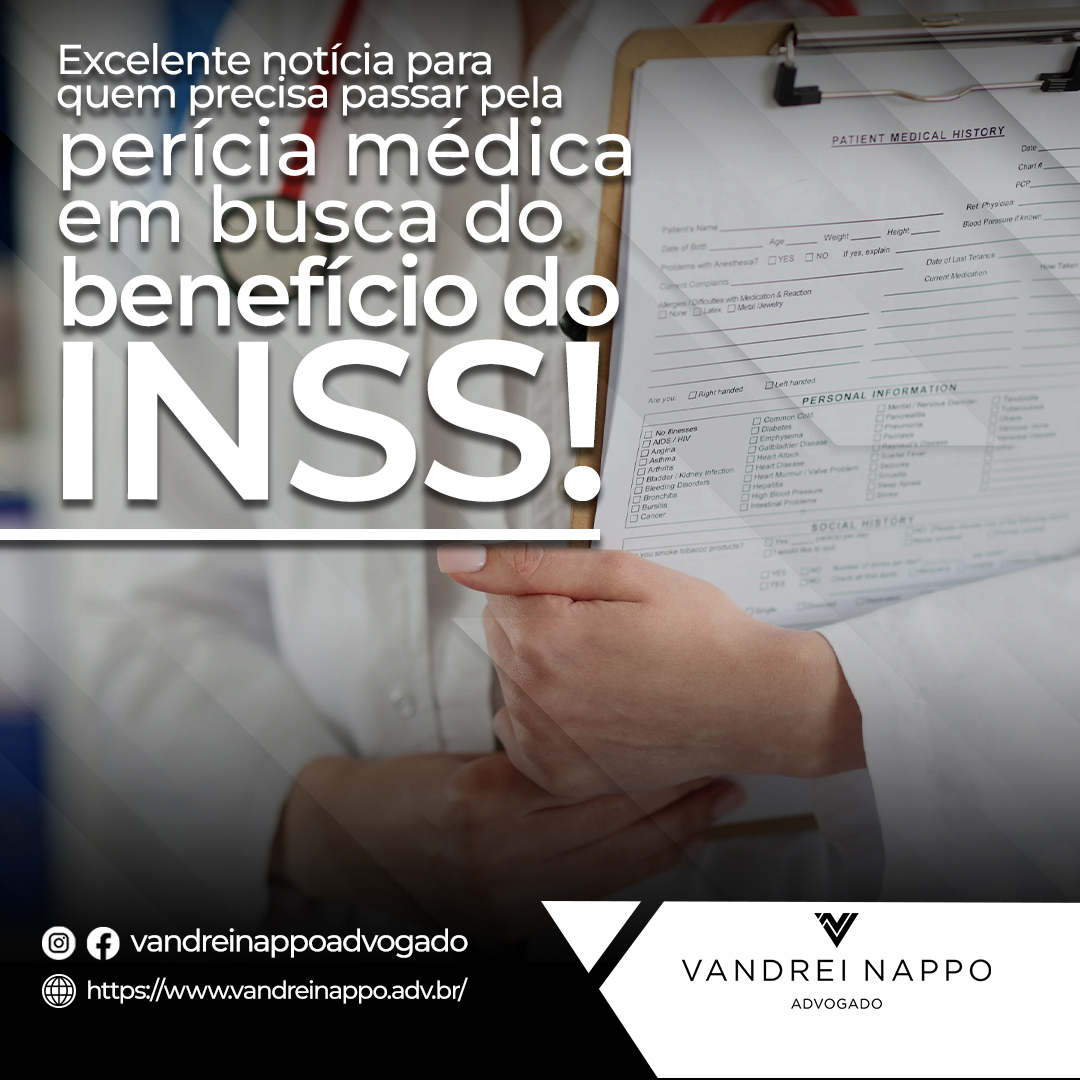 Excelente notícia para quem precisa passar pela perícia médica em busca do benefício do INSS!