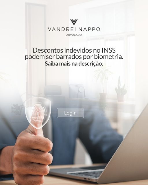 Descontos indevidos no INSS podem ser barrados por biometria. Saiba mais na descrição.